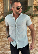 Camisa Manga Curta Xadrez Ralph Lauren