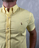 Camisa Manga Curta Xadrez Ralph Lauren