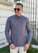 Camisa Manga Longa Tricoline Tommy Hilfiger