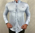 Camisa Manga Longa Tricoline Ralph Lauren