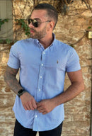 Camisa Manga Curta Xadrez Ralph Lauren