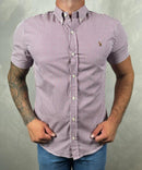 Camisa Manga Curta Xadrez Ralph Lauren