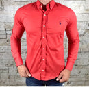 Camisa Manga Longa Tricoline Ralph Lauren