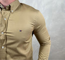 Camisa Manga Longa Tricoline Tommy Hilfiger