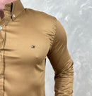 Camisa Manga Longa Tricoline Tommy Hilfiger