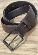 Cinto Couro Legítimo Casual Roma Marrom