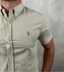Camisa Manga Curta Xadrez Ralph Lauren