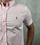 Camisa Manga Curta Xadrez Ralph Lauren