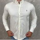 Camisa Manga Longa Tricoline Ralph Lauren