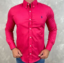 Camisa Manga Longa Tricoline Ralph Lauren