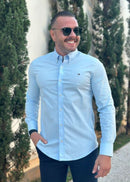 Camisa Manga Longa Tricoline Tommy Hilfiger