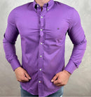 Camisa Manga Longa Tricoline Tommy Hilfiger