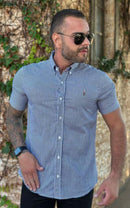 Camisa Manga Curta Xadrez Ralph Lauren