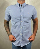 Camisa Manga Curta Xadrez Ralph Lauren