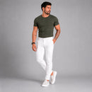 Calça Alfaiataria corte Italiano Cor Branca