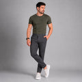 Calça Alfaiataria corte e Cós Italiano Verde Militar