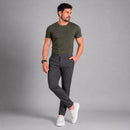 Calça Alfaiataria corte e Cós Italiano Verde Militar