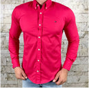 Camisa Manga Longa Tricoline Tommy Hilfiger