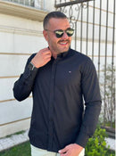 Camisa Manga Longa Tricoline Tommy Hilfiger