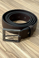 Cinto Couro Legítimo Casual Roma Marrom