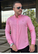 Camisa Manga Longa Tricoline Ralph Lauren