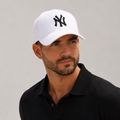 Boné New Era Yankees Branco com Preto