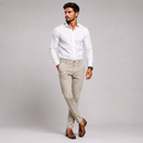 Calça Alfaiataria Tecnológica Cor Nude