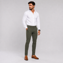 Calça com Ajuste Lateral Cor Verde Militar