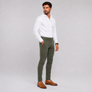 Calça com Ajuste Lateral Cor Verde Militar