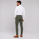 Calça com Ajuste Lateral Cor Verde Militar