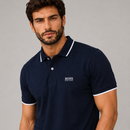 Camisa Polo Boss Marinho