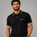 Camisa Polo Boss Preta