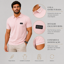 Camisa Polo Boss Rosa