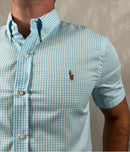 Camisa Manga Curta Xadrez Ralph Lauren