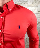 Camisa Manga Longa Tricoline Ralph Lauren