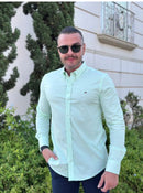 Camisa Manga Longa Tricoline Tommy Hilfiger