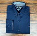Camisa Manga Longa Tricoline Tommy Hilfiger
