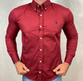 Camisa Manga Longa Tricoline Ralph Lauren