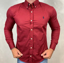 Camisa Manga Longa Tricoline Ralph Lauren
